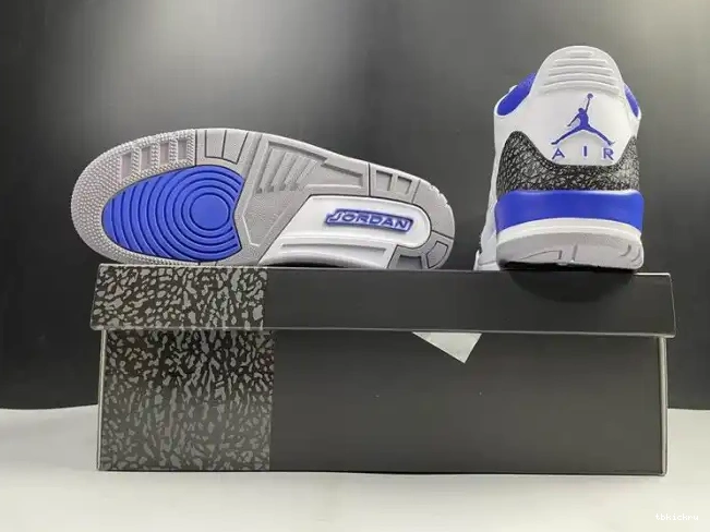 Rep TBK Blue 3 Air Racer Jordan CT8532-145 0423
